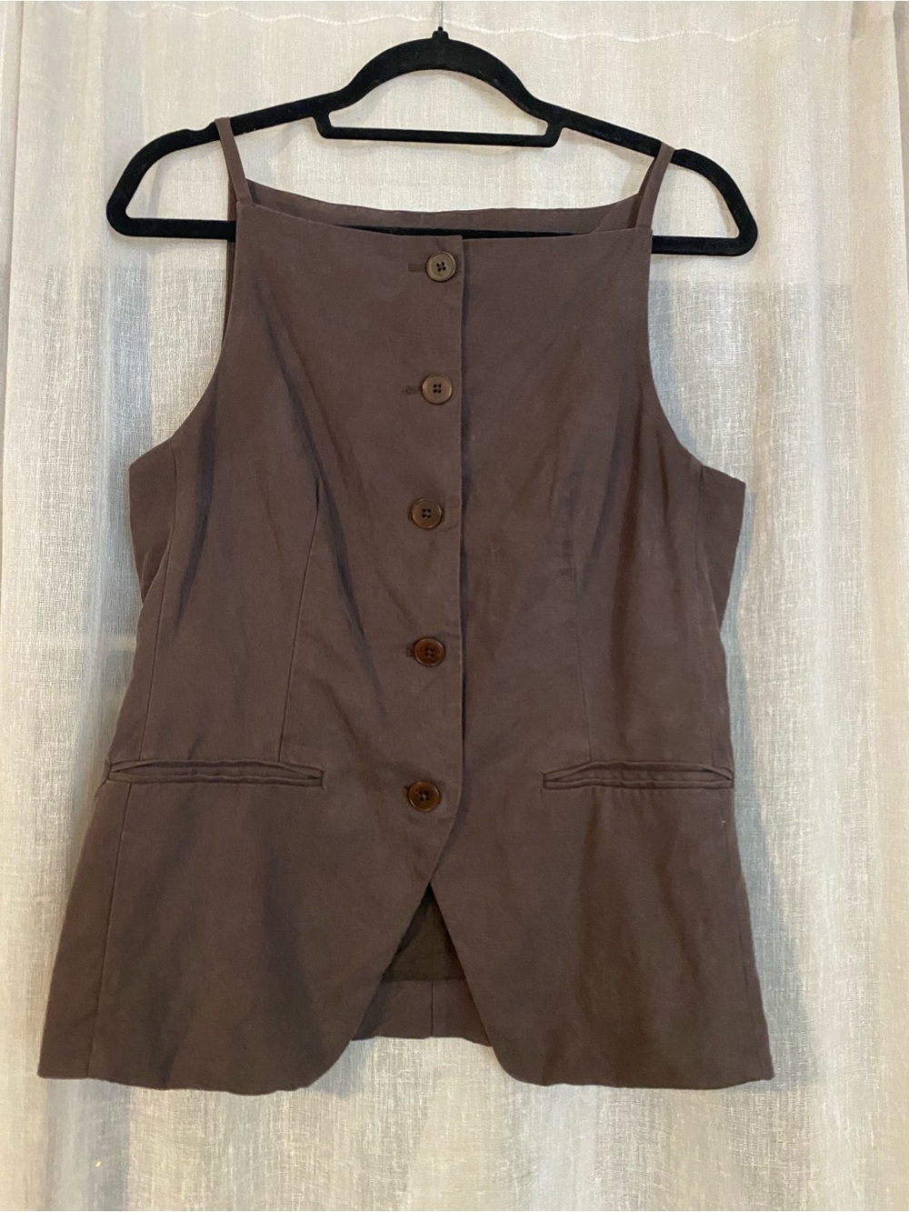 🍫 Brown Madewell Suit Blouse
